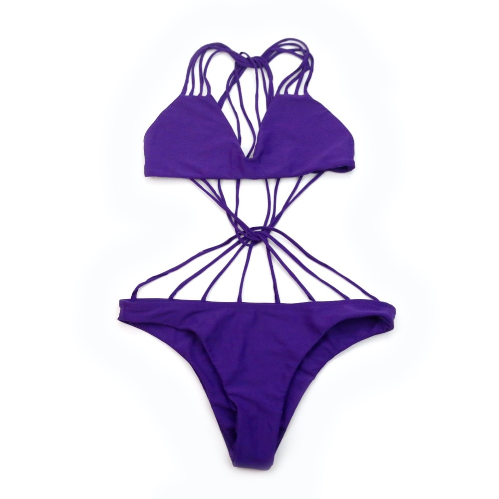 MIKOH Seychelles Neon Purple Bikini NEW! RARE!